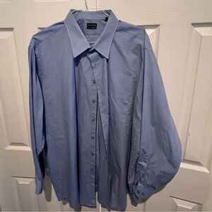 Van Heusen Big Fit Light Blue Dress Shirt